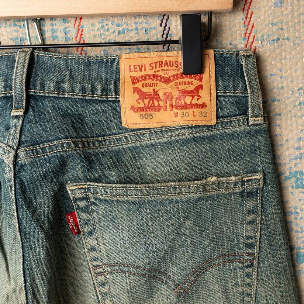 Custom levis 505 patchwork jeans - Picture 5 of 5